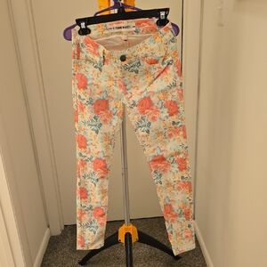 NWOT Etienne Marcel Floral Skinny Jeans
